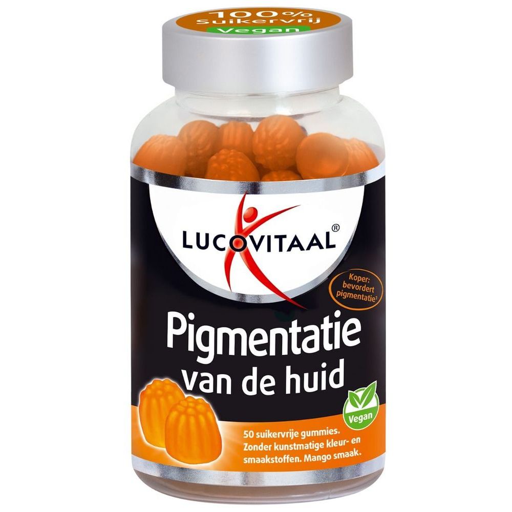 Lucovitaal Pigmentatie vd huid 50 gummies
