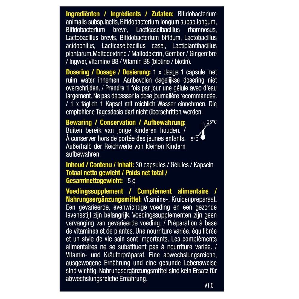 Lucovitaal Hersenen & darm support Bioticomel 30 capsules