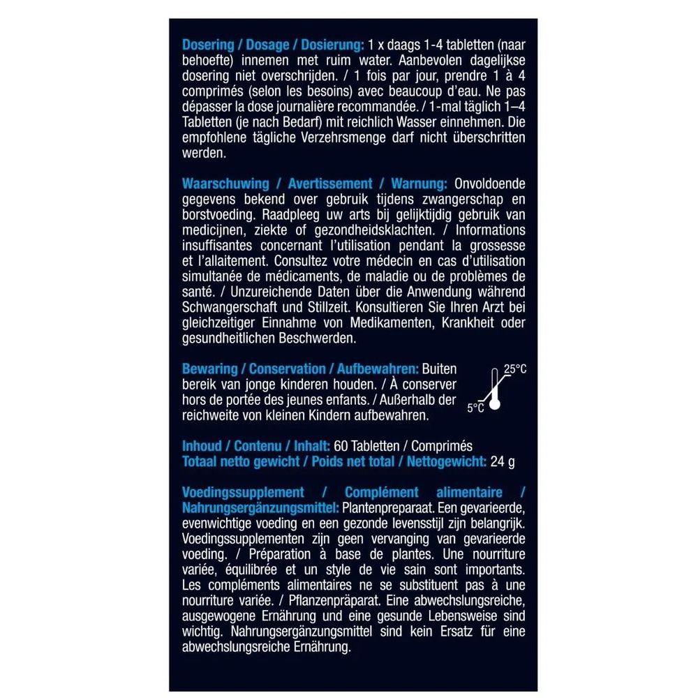 Lucovitaal Puur Cranberry 9 mg PAC 60 tabletten