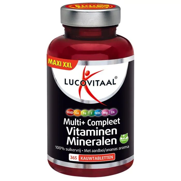 Lucovitaal Multi+ Kauwtablet Vitaminen & Mineralen 365 ktb 365 ktb