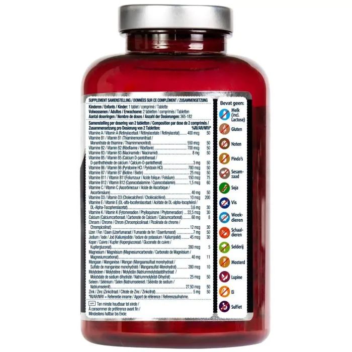 Lucovitaal Multi+ Kauwtablet Vitaminen & Mineralen 365 ktb 365 ktb