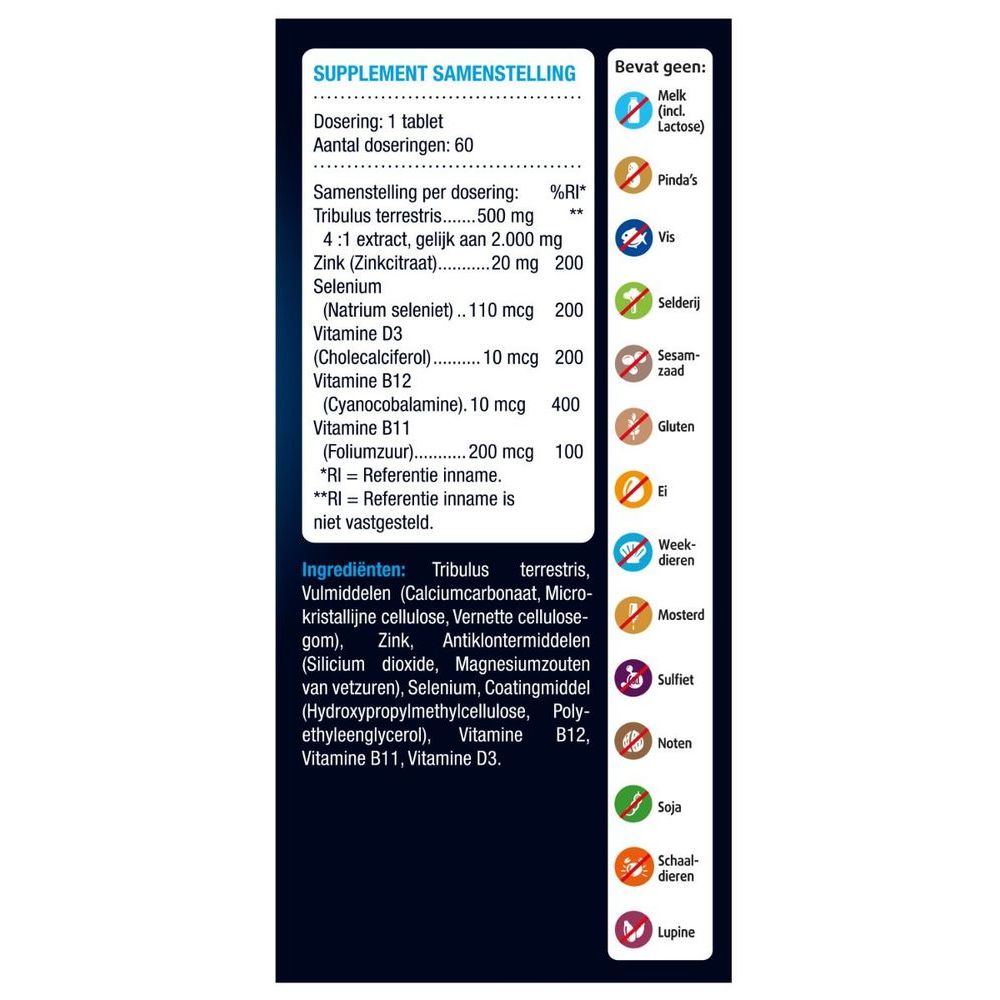 Lucovitaal Vruchtbaarheid support man 60 tabletten