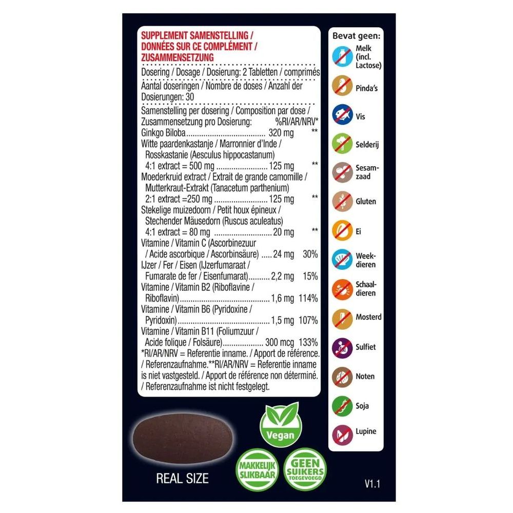Lucovitaal Bloedcirculatie support 60 tabletten