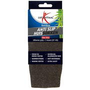 Lucovitaal Bamboe huissokken anti slip one size 1 paar 1 paar 1 paar 1 paar