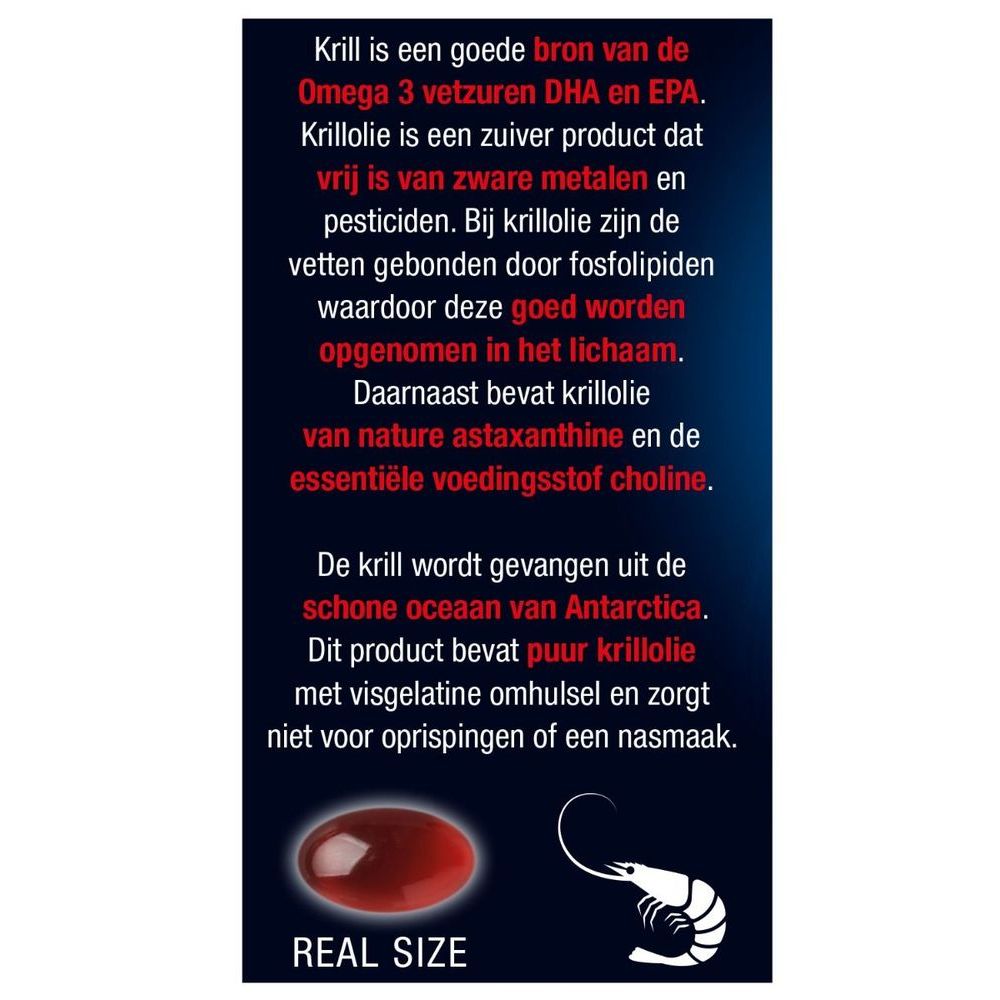 Lucovitaal Omega 3 Krill Olie 60 capsules