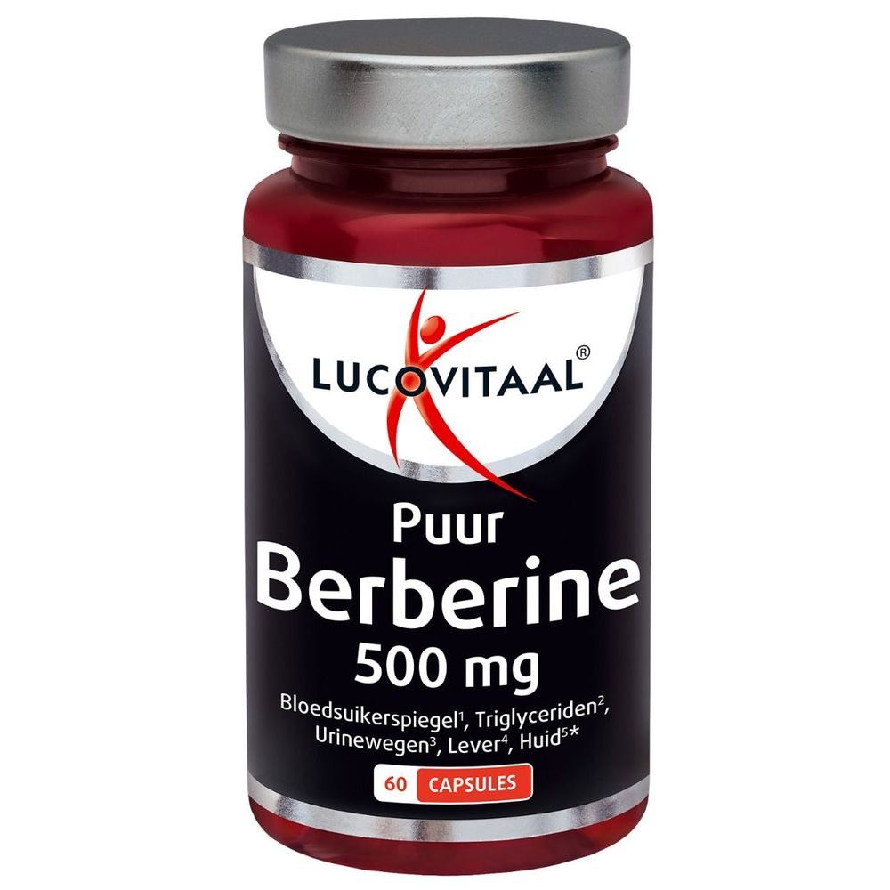 Lucovitaal berberine puur 500 mg 60 capsules