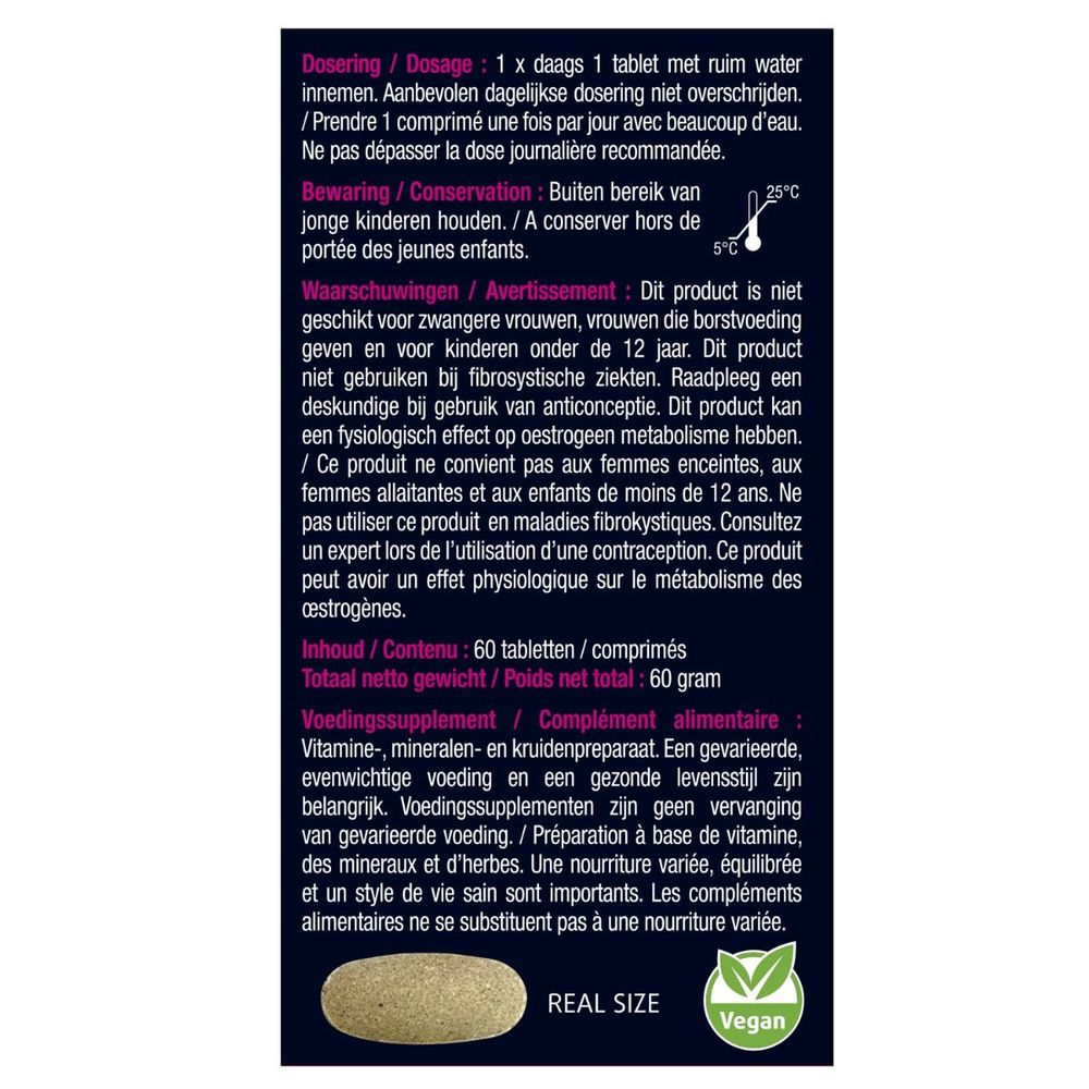 Lucovitaal Hormoonhuishouding vrouw 60 tabletten