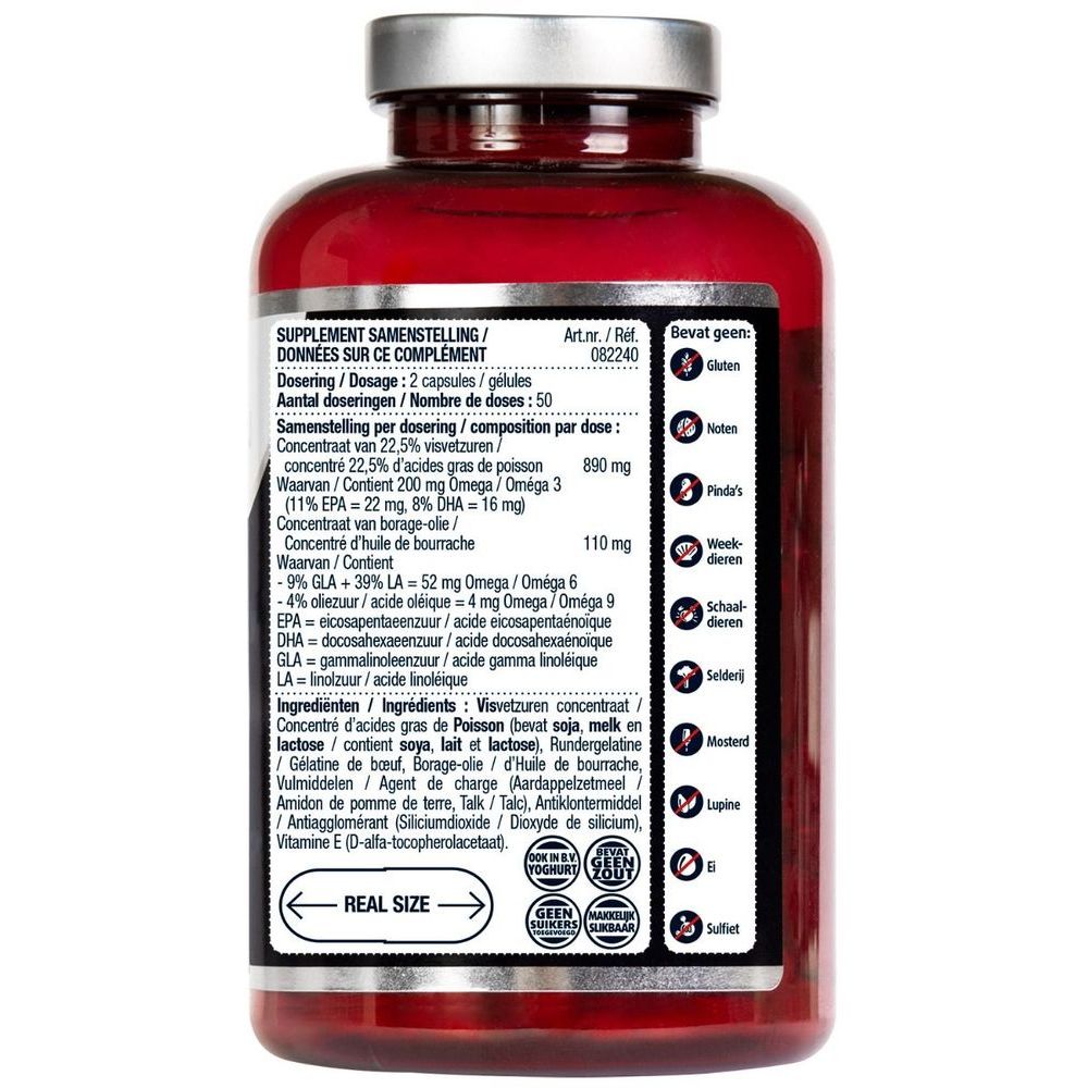 Lucovitaal omega 3-6-9 vetzuren 100 capsules