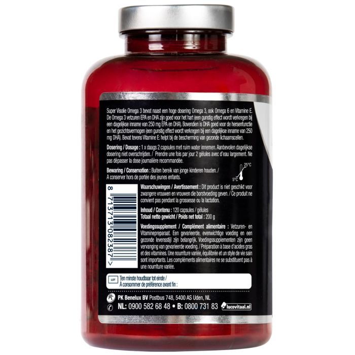 Lucovitaal Visolie super omega 3 120 capsules