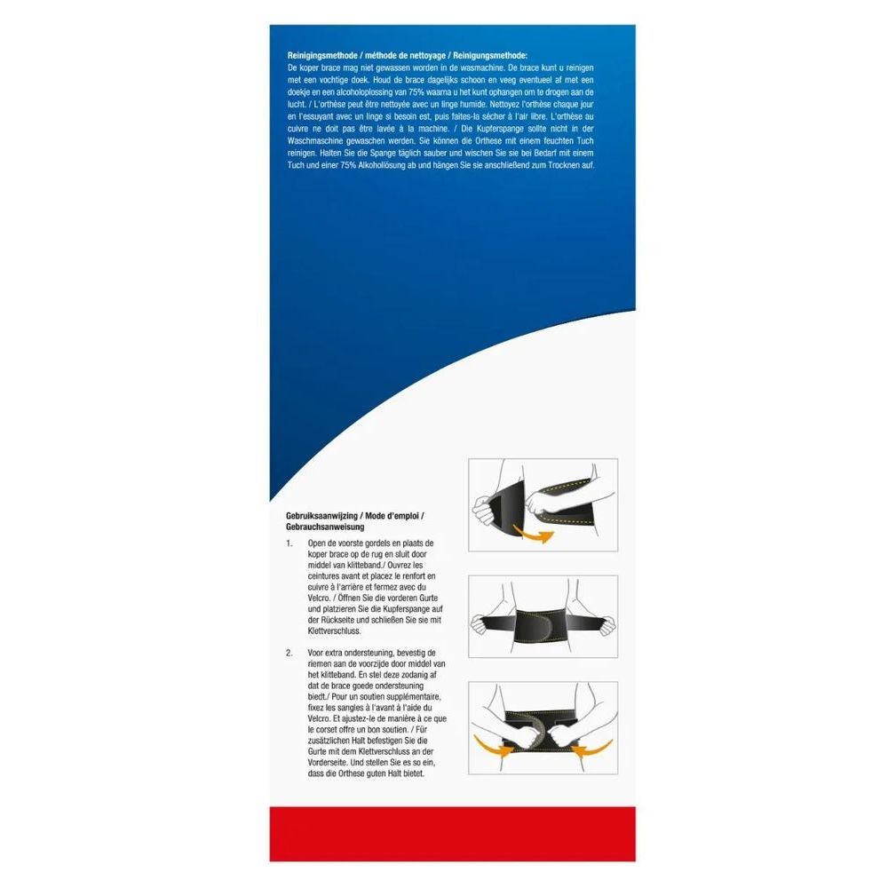 Lucovitaal Rug brace koper 1 stuks