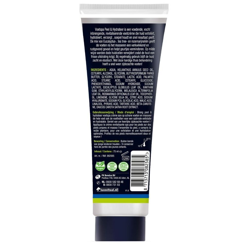 Lucovitaal Voetspa exfolieer & hydrateer 75 ml