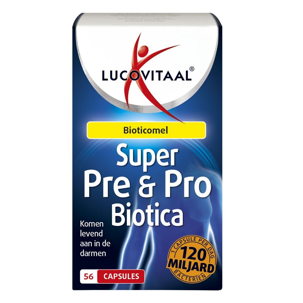 Lucovitaal Pre & probiotica 120 miljard 56 capsules