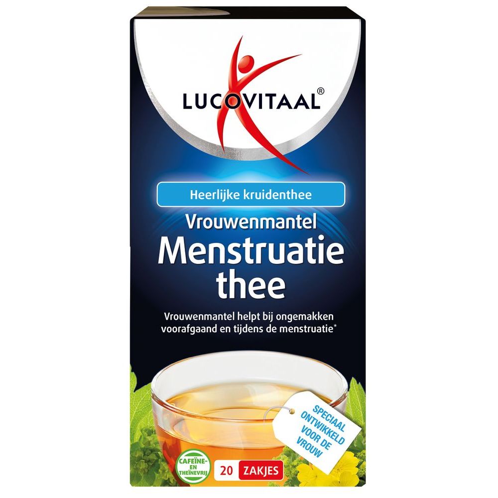 Lucovitaal Vrouwenmantel menstruatie thee 20 zakjes