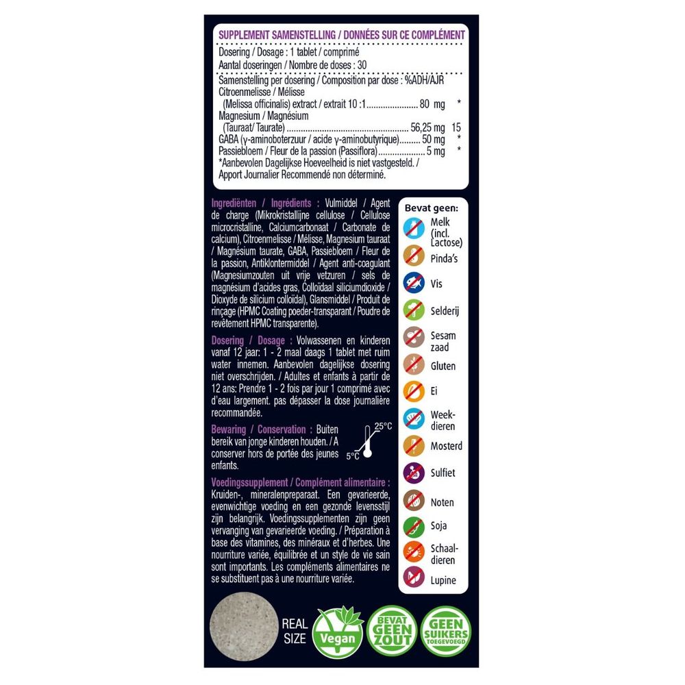 Lucovitaal Rust balans 30 tabletten