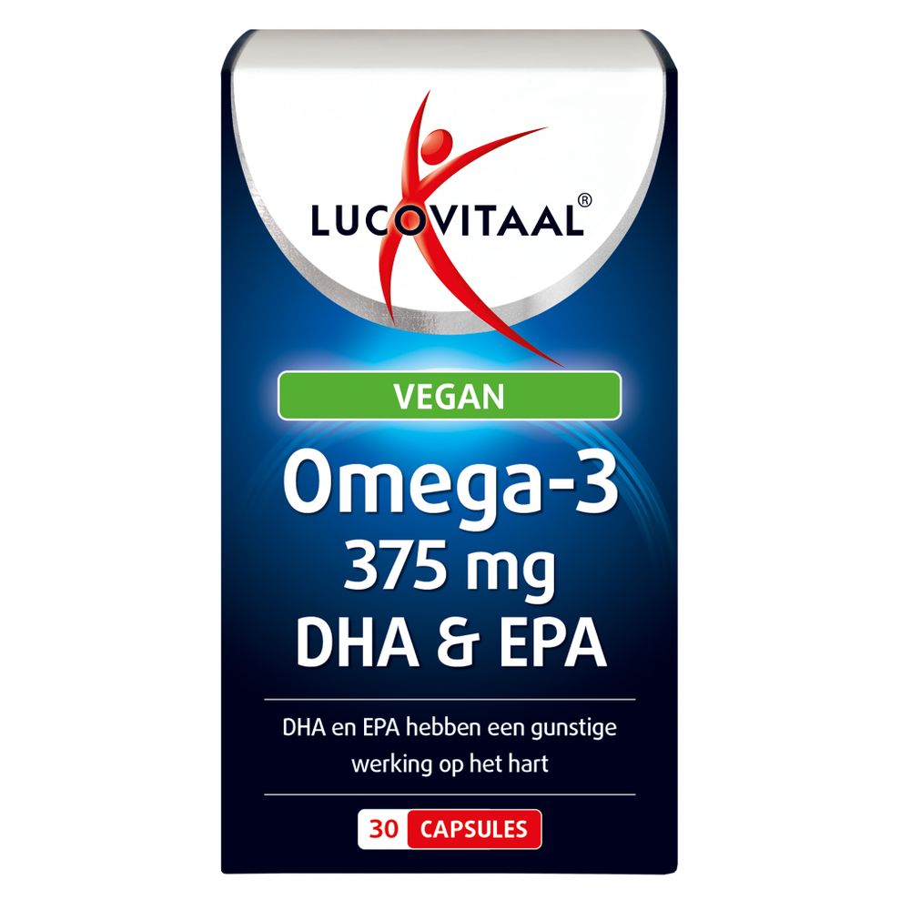 Lucovitaal Omega 3 375 mg DHA & EPA 30 capsules