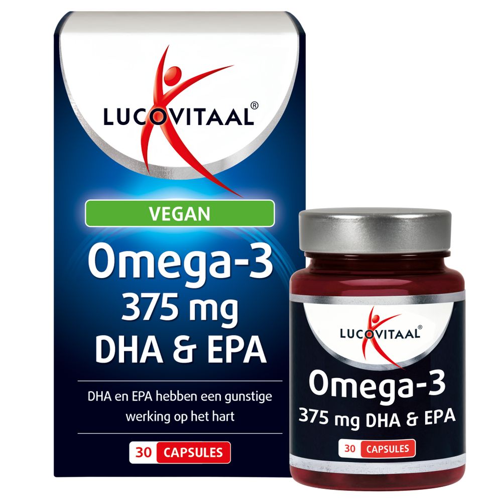 Lucovitaal Omega 3 375 mg DHA & EPA 30 capsules