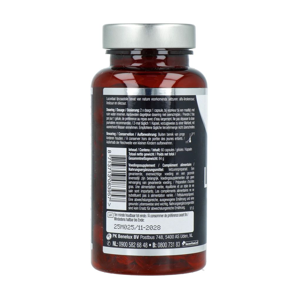 Lucovitaal Lijnzaadolie 60 capsules