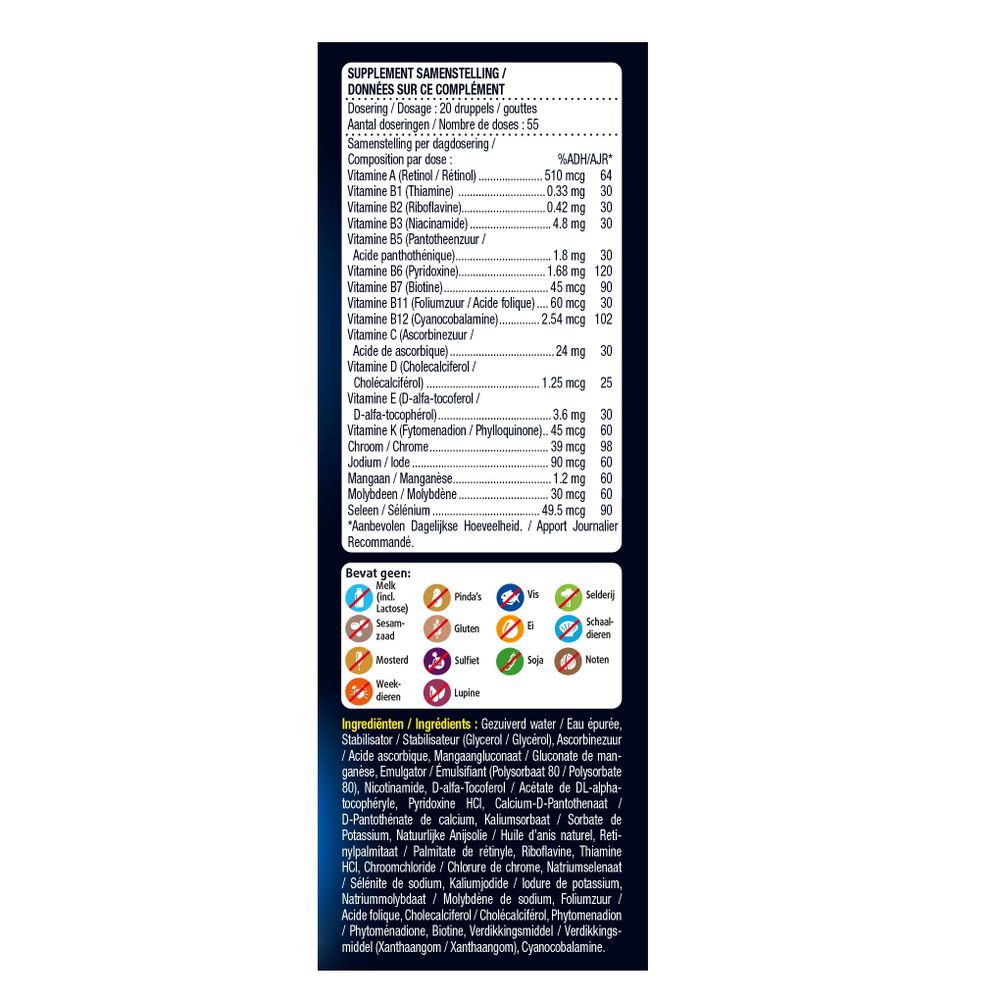 Lucovitaal Multi A t/m Z druppels 50 ml