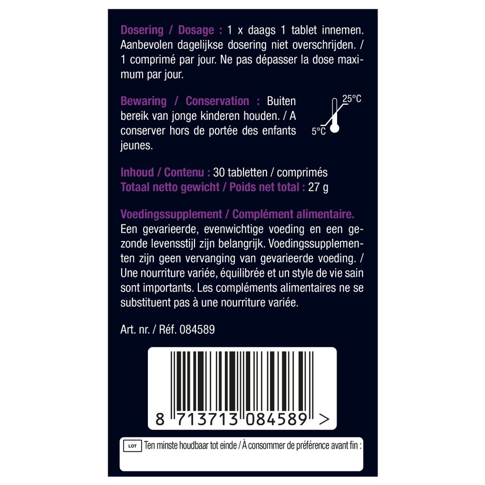 Lucovitaal Super collageen vega 30 tabletten