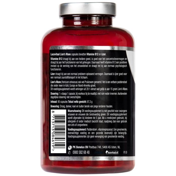 Lucovitaal loins mane 90 capsules
