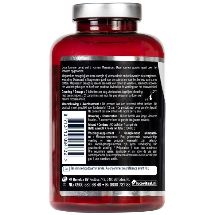 Lucovitaal Magnesium super 6 complex 90 tabletten