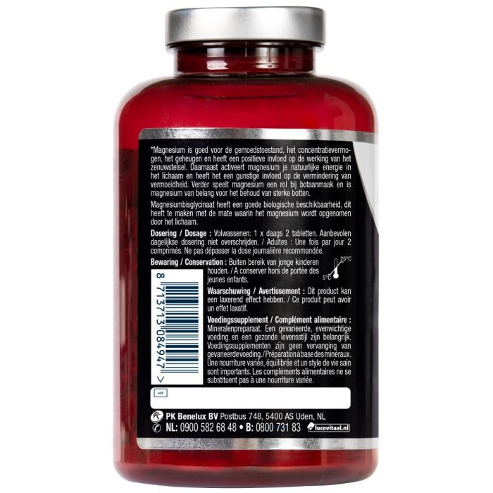 Lucovitaal Magnesium bisglycinaat 375 mg 90 tabletten