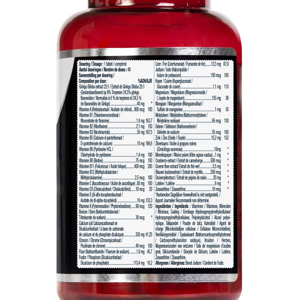 Lucovitaal Multi compleet vrouw 50+ 40 tabletten