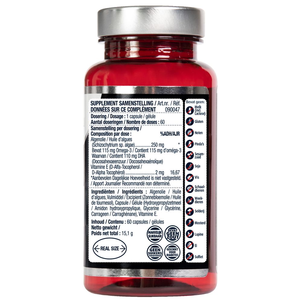 Lucovitaal Vegan omega-3 microalgen 60 vcaps