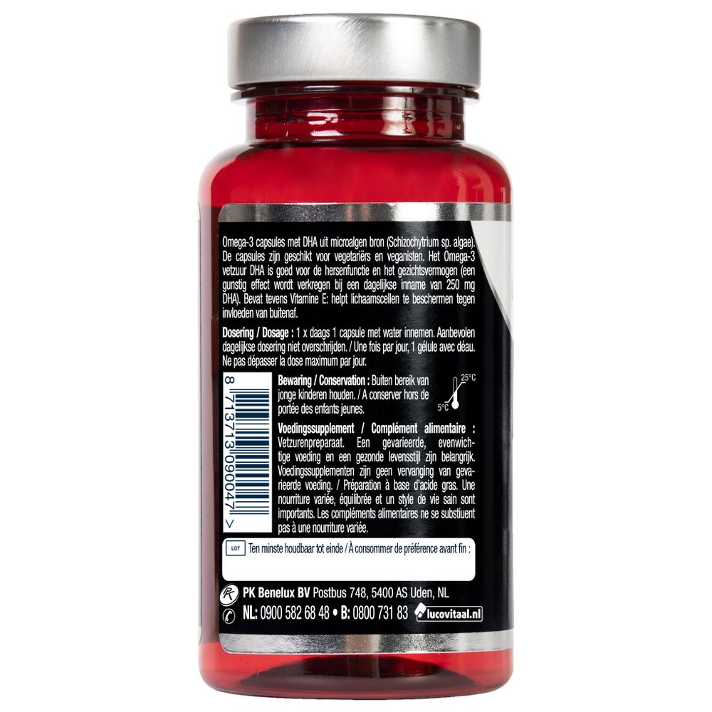 Lucovitaal Vegan omega-3 microalgen 60 vcaps