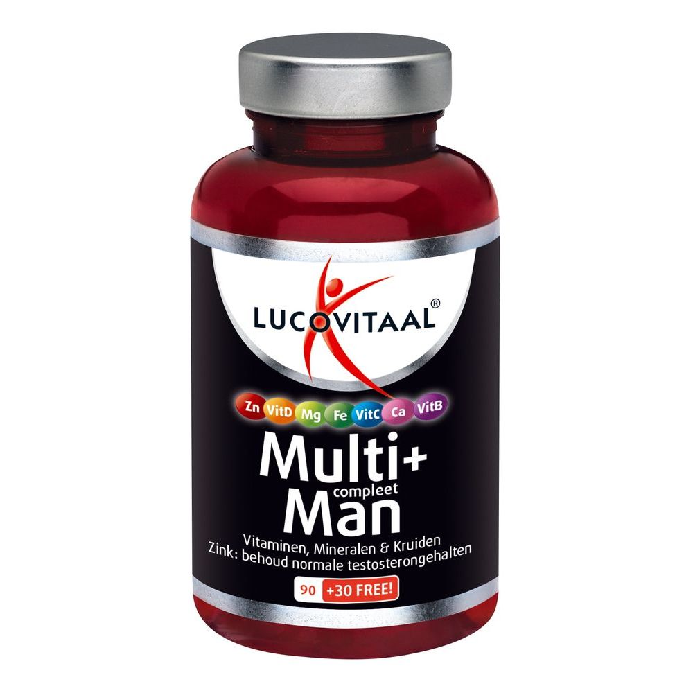 Lucovitaal Multi+ Compleet Man Tabletten 120 tb