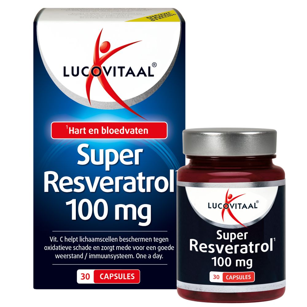 Lucovitaal Super resveratrol 30 vcaps