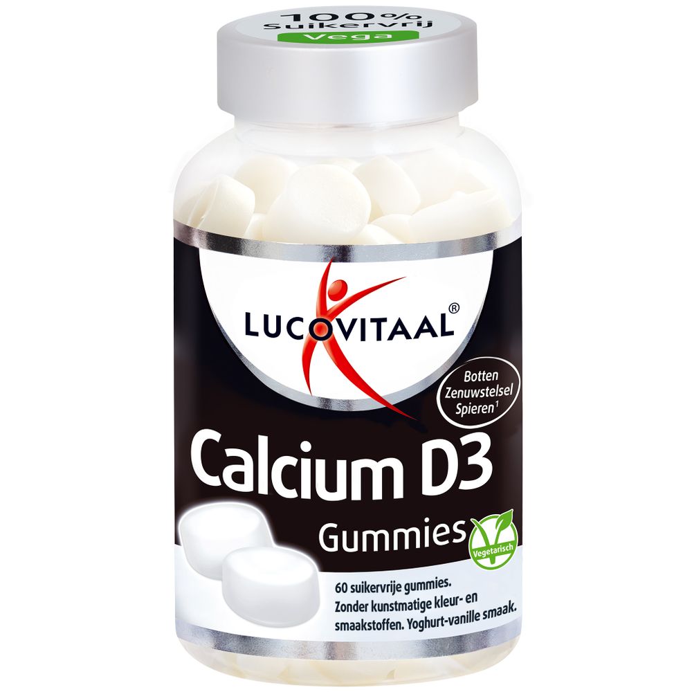 Lucovitaal Calcium D3 gum 60 gummies