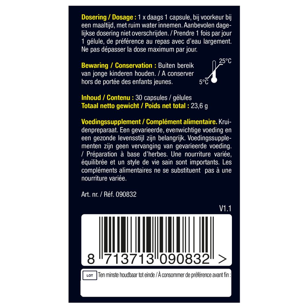 Lucovitaal Cannabis sativa & valeriaan 30 capsules
