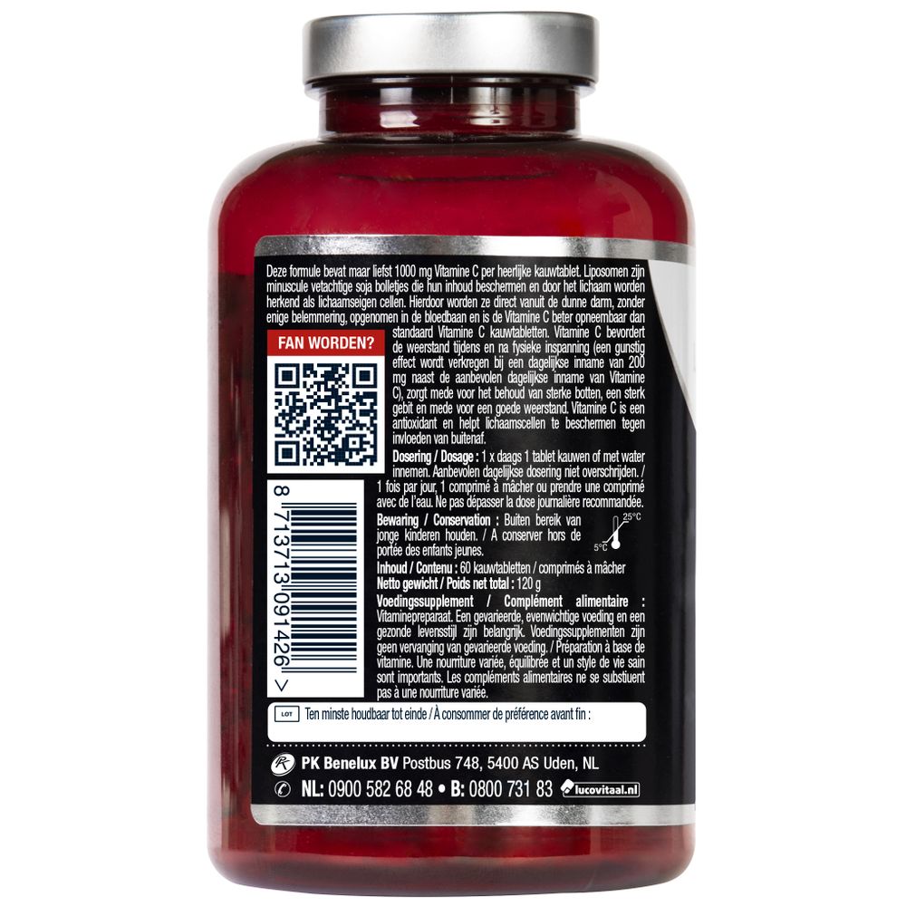 Lucovitaal Liposomale Vitamine C 1000 mg 60 ktb 60 ktb