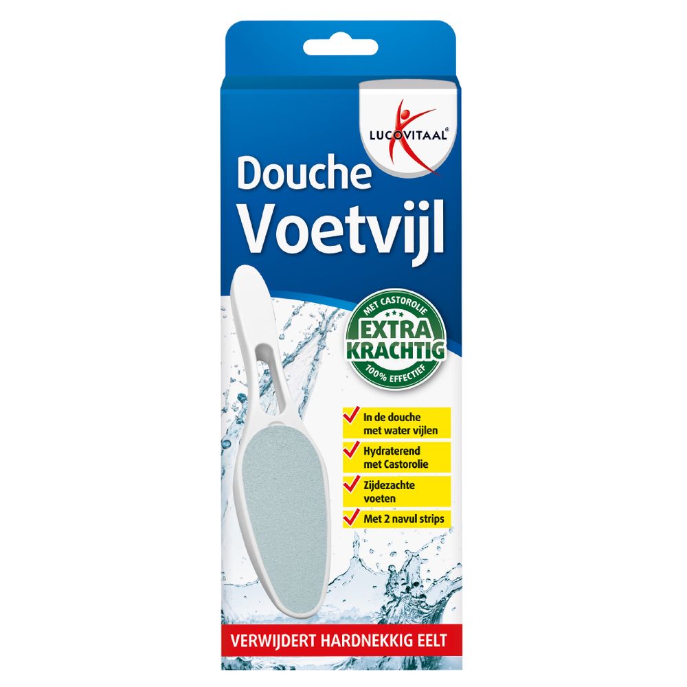 Lucovitaal Douche voetvijl 1 stuks