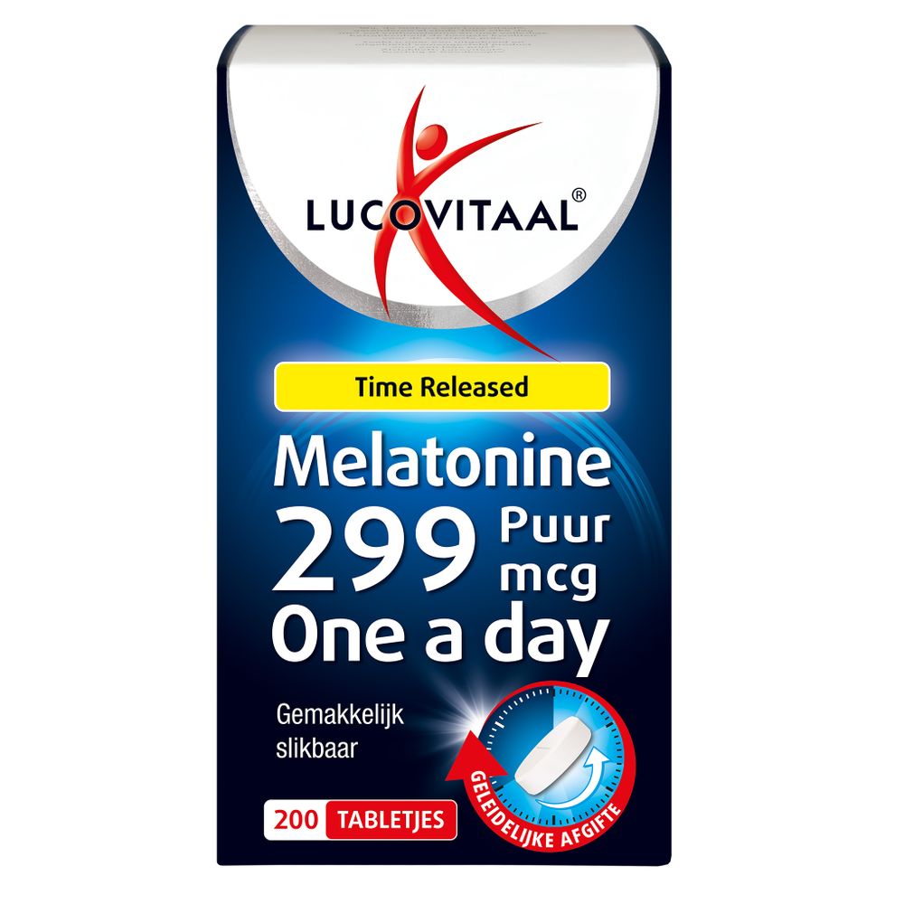 Lucovitaal Melatonine 299 mcg 200 tabletten