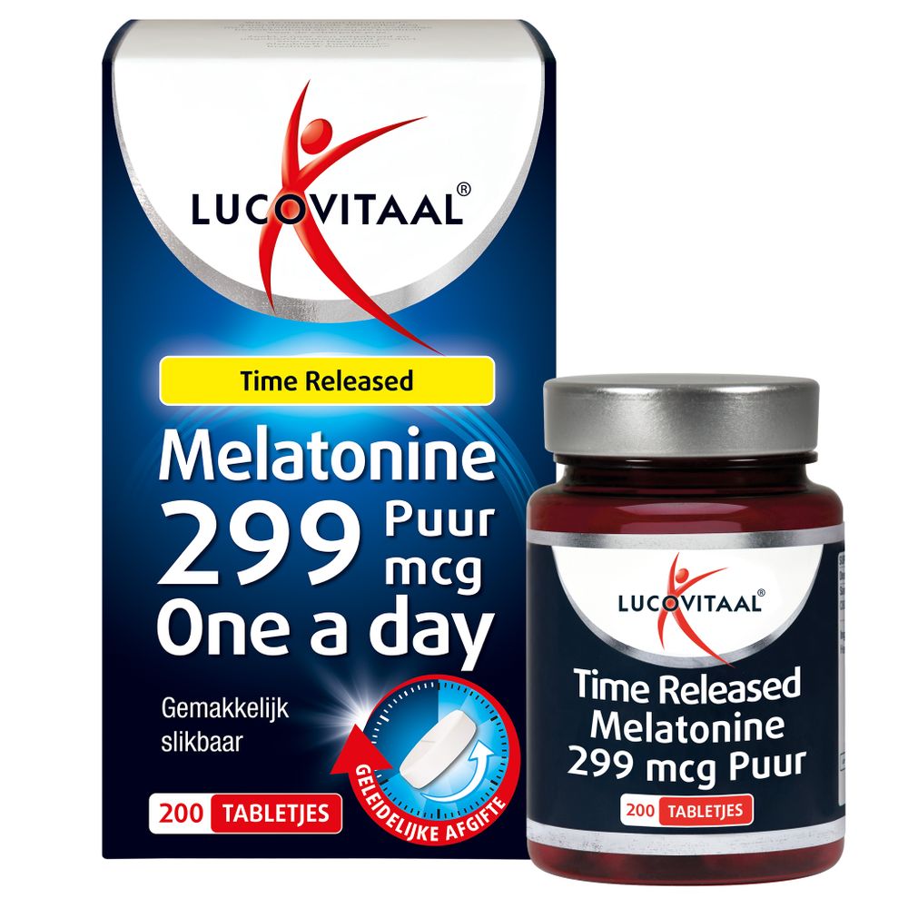 Lucovitaal Melatonine 299 mcg 200 tabletten