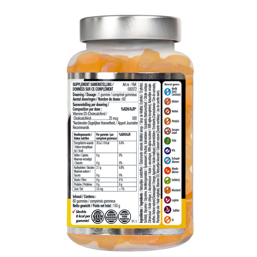 Lucovitaal Vitamine D3 60 gummies