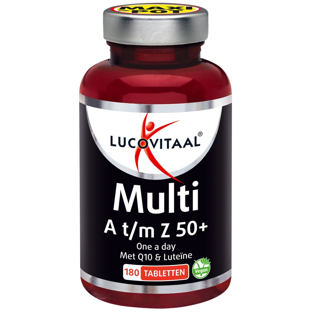 Lucovitaal Multi A t/m Z 50+ Tabletten 180 tb