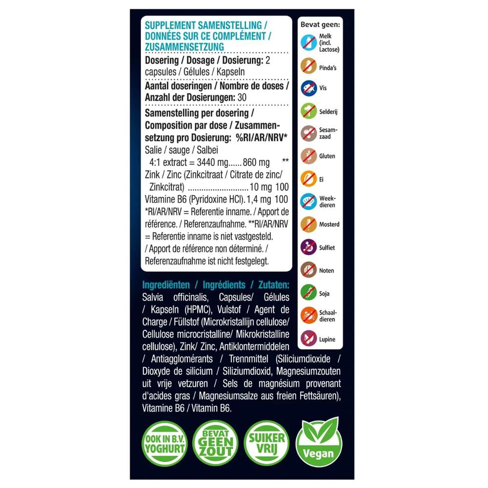 Lucovitaal Zweet Balans 60 capsules