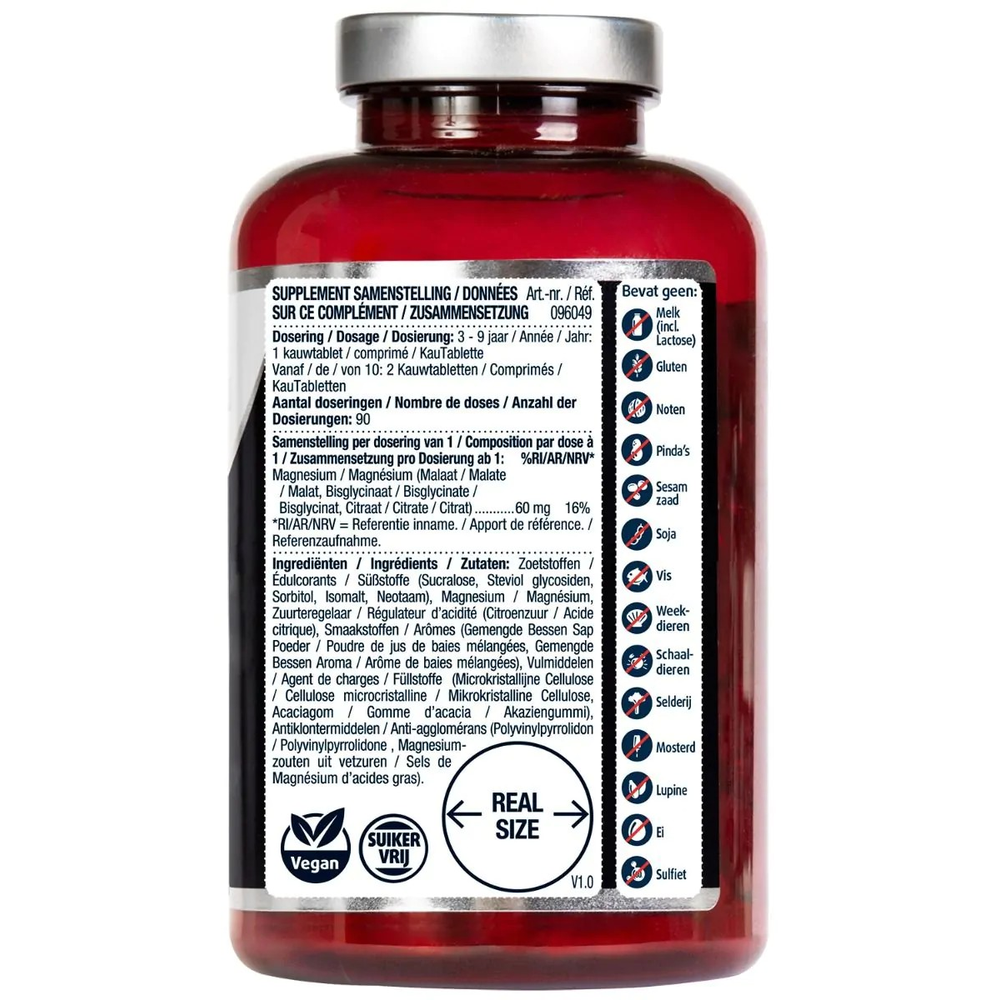 Lucovitaal Magnesium kids 90 kauwtabletten