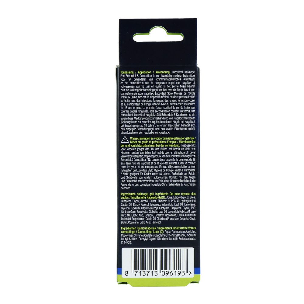 Lucovitaal Kalknagelpen Duo Behandelaar & Camoufleer 8 ml