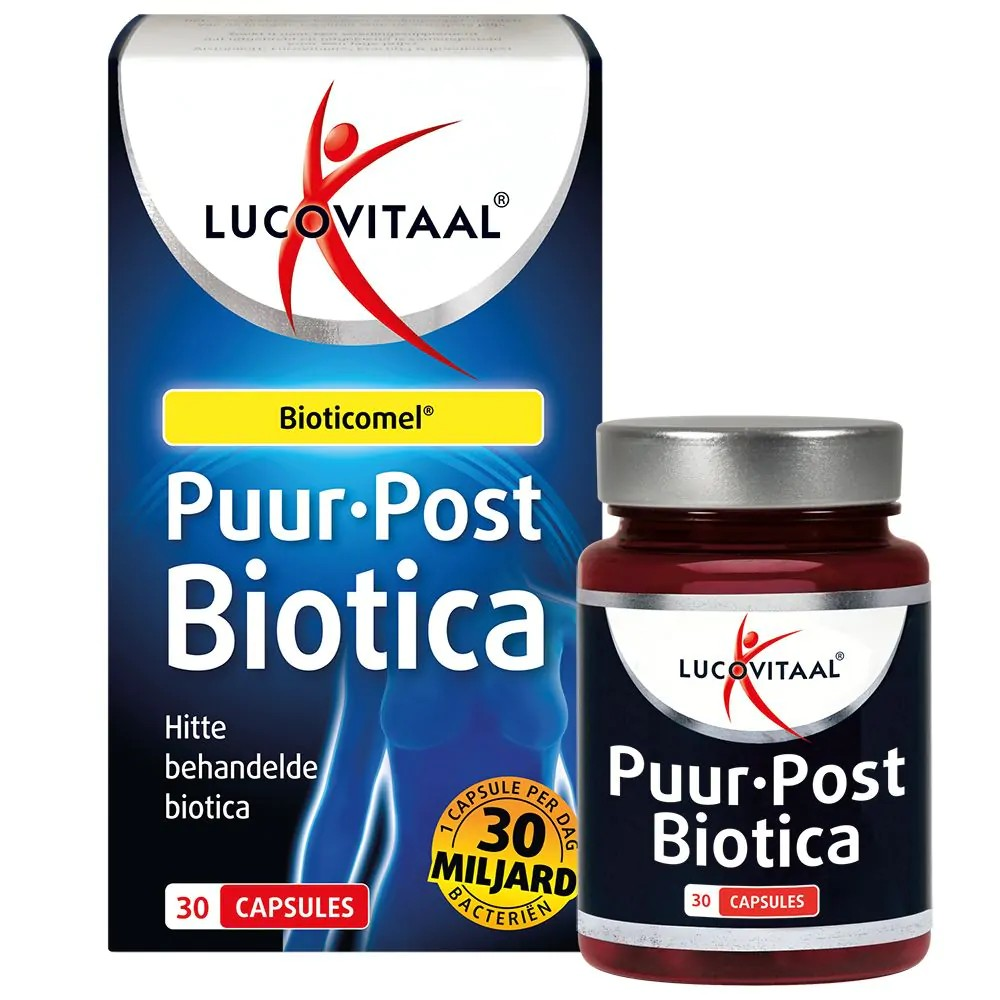 Lucovitaal Puur post biotica 30 capsules