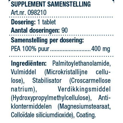 Lucovitaal Pea puur & zuiver 90 tabletten