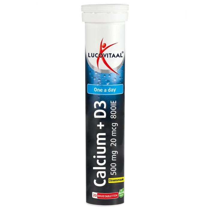 Lucovitaal Calcium + D3 citroen 20 bruistabletten