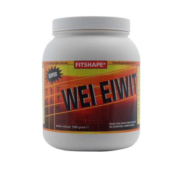 Fitshape Wei-eiwit Aardbei 1000 gram