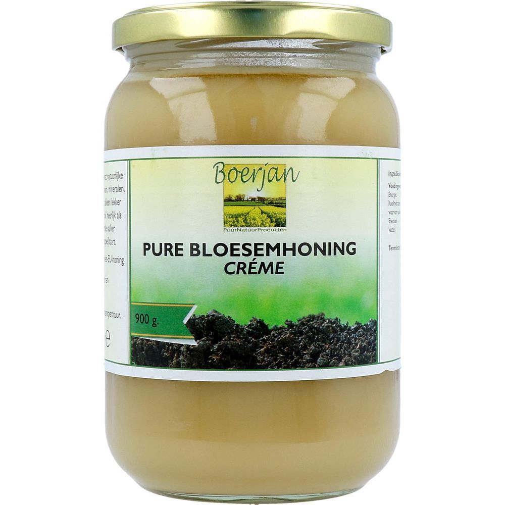 Boerjan Pure Bloesemhoning crème 900 gr