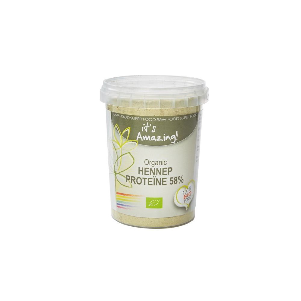 It's Amazing Organic Hennep Proteine 58% 300 gr