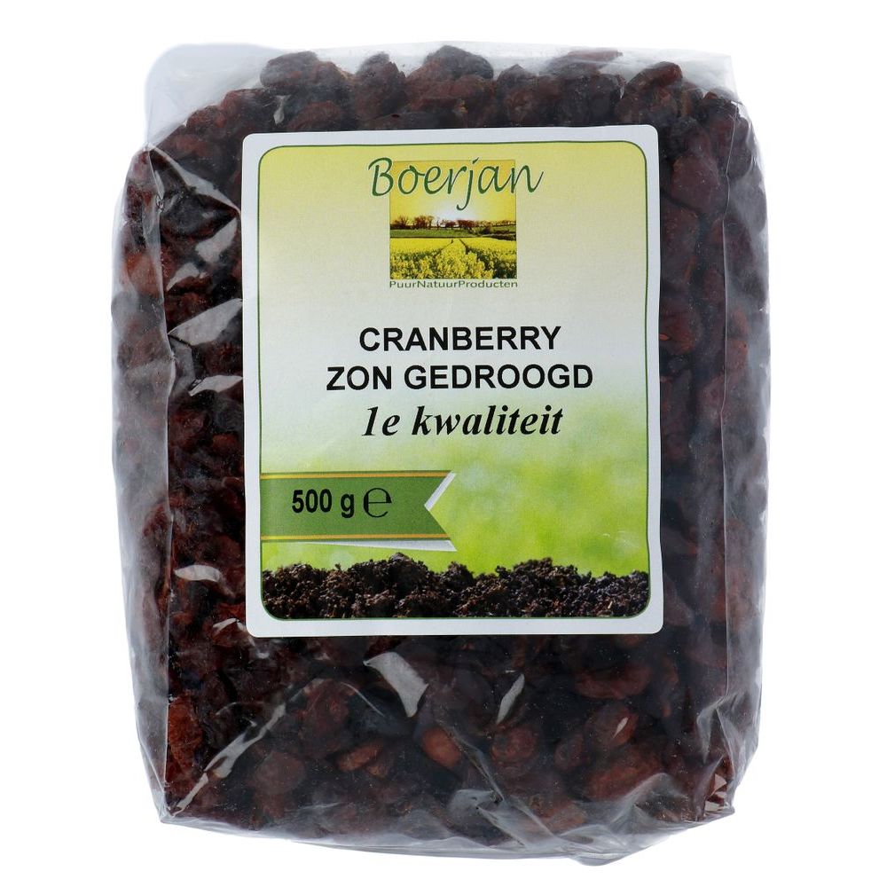 Boerjan Cranberry Zon Gedroogd 500 gr