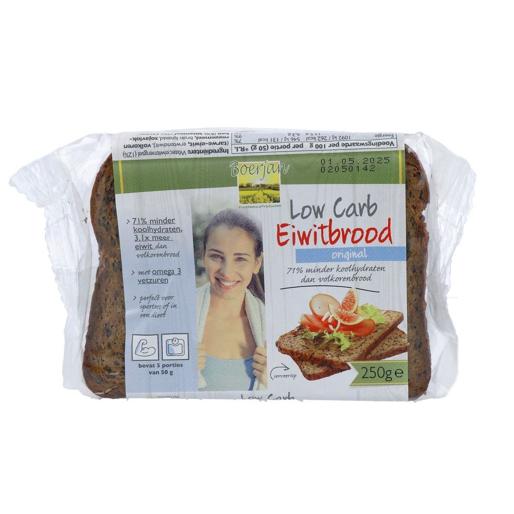 Boerjan Low Carb Eiwitbrood 250 gr